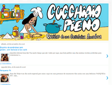 Tablet Screenshot of cucchiaiopieno.com
